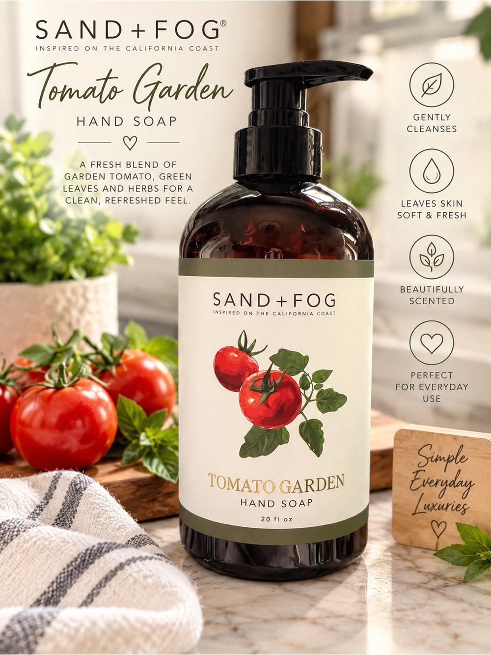 Sand and fog Tomato Hand Soap